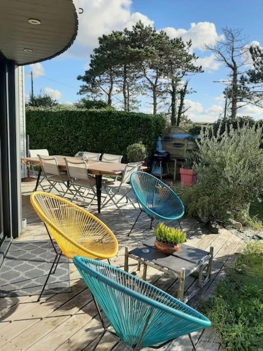 Maison Chaleureuse Bord De Mer Primelin Exteriör bild
