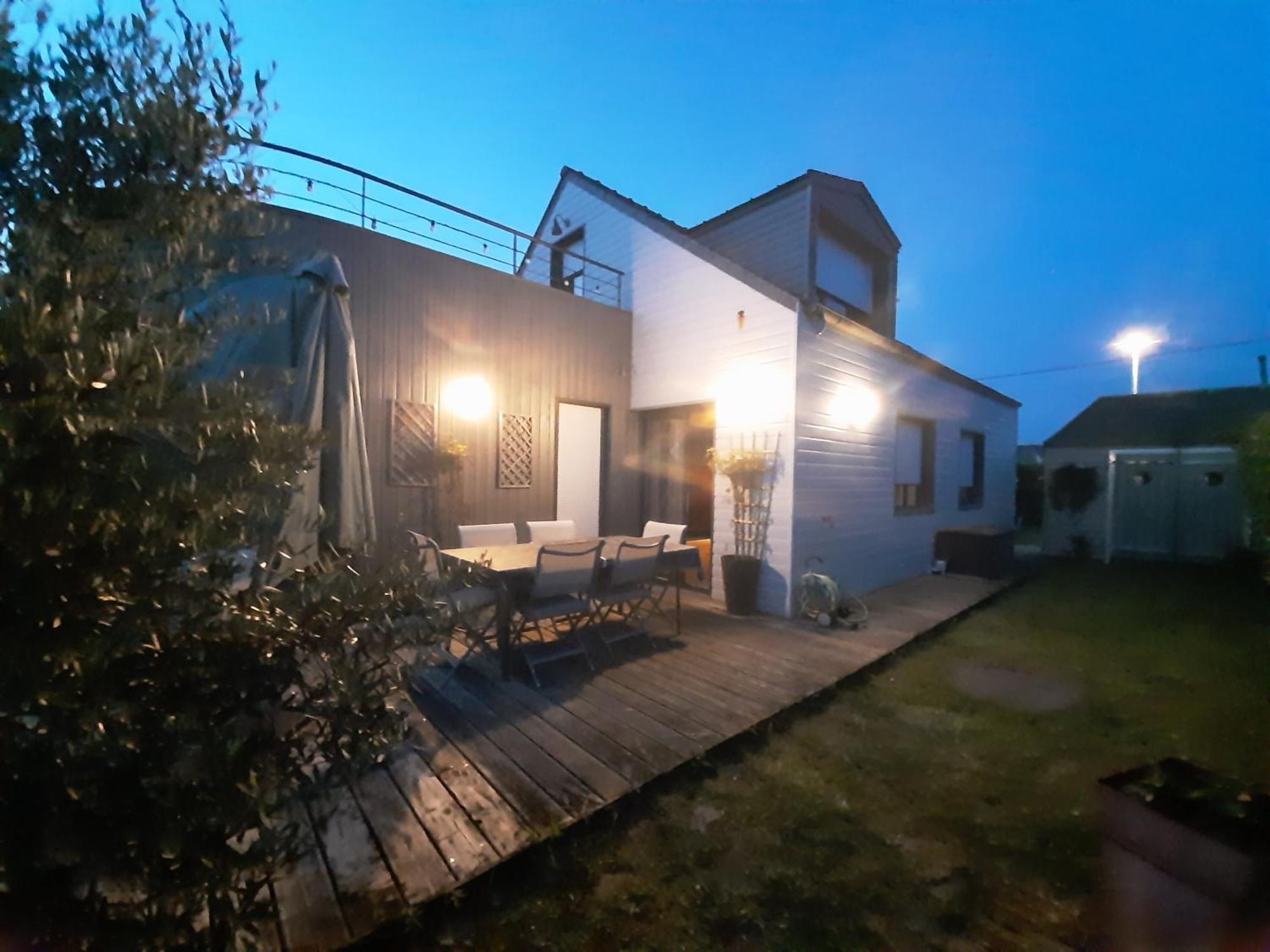Maison Chaleureuse Bord De Mer Primelin Exteriör bild